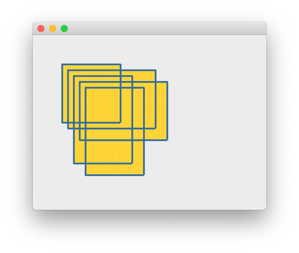 Filled rectangles