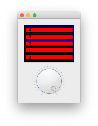 Spacing between bars in the layout, and block draw order.