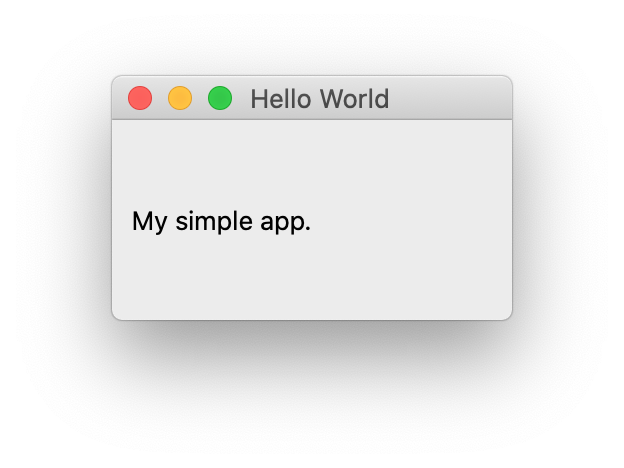 Simple skeleton app in PySide6