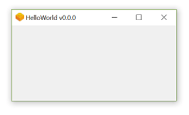 Hello World App on Windows
