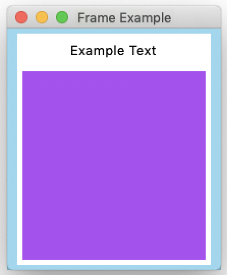 Window that shows a frame in another frame.